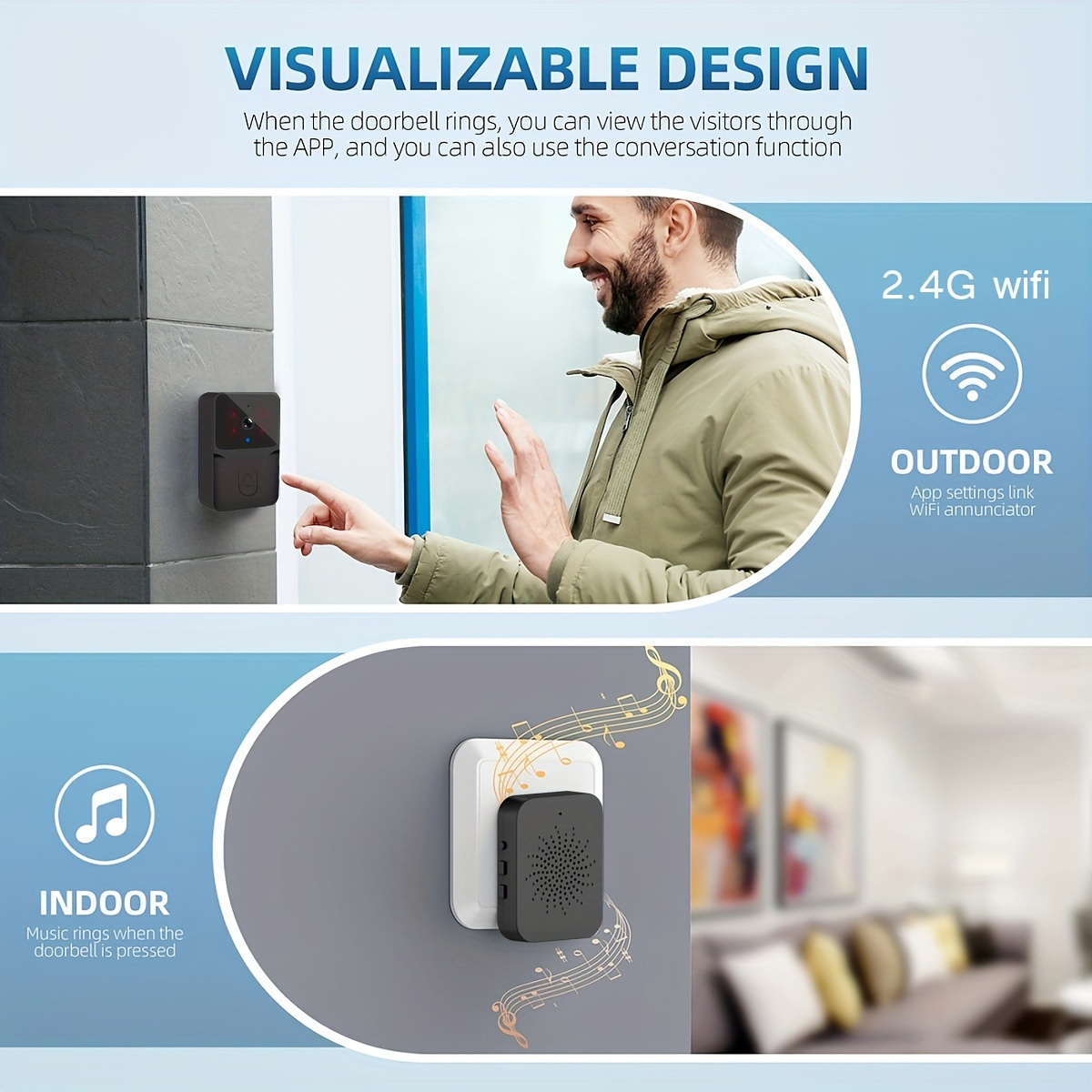 Campainha de Vídeo Inteligente - Smart Home Video Doorphone Ezviz avaliação e preço